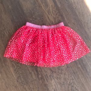 Valentine Hearts Tulle Skirt